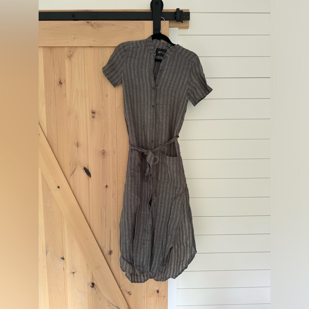 Reformation pinstripe summer dress